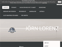 Tablet Screenshot of joernlorenz.de